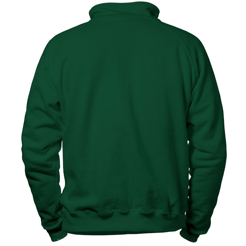 Sudadera  Media Cremallera Unisex Trasero